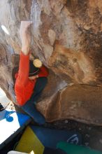 Bouldering in Hueco Tanks on 01/26/2019 with Blue Lizard Climbing and Yoga

Filename: SRM_20190126_1112060.jpg
Aperture: f/6.3
Shutter Speed: 1/250
Body: Canon EOS-1D Mark II
Lens: Canon EF 16-35mm f/2.8 L