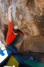 Bouldering in Hueco Tanks on 01/26/2019 with Blue Lizard Climbing and Yoga

Filename: SRM_20190126_1112090.jpg
Aperture: f/5.6
Shutter Speed: 1/250
Body: Canon EOS-1D Mark II
Lens: Canon EF 16-35mm f/2.8 L