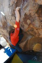 Bouldering in Hueco Tanks on 01/26/2019 with Blue Lizard Climbing and Yoga

Filename: SRM_20190126_1112170.jpg
Aperture: f/7.1
Shutter Speed: 1/250
Body: Canon EOS-1D Mark II
Lens: Canon EF 16-35mm f/2.8 L