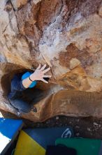 Bouldering in Hueco Tanks on 01/26/2019 with Blue Lizard Climbing and Yoga

Filename: SRM_20190126_1112450.jpg
Aperture: f/5.6
Shutter Speed: 1/250
Body: Canon EOS-1D Mark II
Lens: Canon EF 16-35mm f/2.8 L