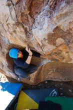 Bouldering in Hueco Tanks on 01/26/2019 with Blue Lizard Climbing and Yoga

Filename: SRM_20190126_1112480.jpg
Aperture: f/5.6
Shutter Speed: 1/250
Body: Canon EOS-1D Mark II
Lens: Canon EF 16-35mm f/2.8 L