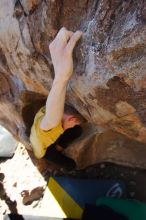 Bouldering in Hueco Tanks on 01/26/2019 with Blue Lizard Climbing and Yoga

Filename: SRM_20190126_1113350.jpg
Aperture: f/7.1
Shutter Speed: 1/250
Body: Canon EOS-1D Mark II
Lens: Canon EF 16-35mm f/2.8 L