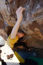 Bouldering in Hueco Tanks on 01/26/2019 with Blue Lizard Climbing and Yoga

Filename: SRM_20190126_1113360.jpg
Aperture: f/7.1
Shutter Speed: 1/250
Body: Canon EOS-1D Mark II
Lens: Canon EF 16-35mm f/2.8 L