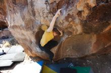 Bouldering in Hueco Tanks on 01/26/2019 with Blue Lizard Climbing and Yoga

Filename: SRM_20190126_1115460.jpg
Aperture: f/6.3
Shutter Speed: 1/250
Body: Canon EOS-1D Mark II
Lens: Canon EF 16-35mm f/2.8 L