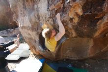 Bouldering in Hueco Tanks on 01/26/2019 with Blue Lizard Climbing and Yoga

Filename: SRM_20190126_1115560.jpg
Aperture: f/7.1
Shutter Speed: 1/250
Body: Canon EOS-1D Mark II
Lens: Canon EF 16-35mm f/2.8 L