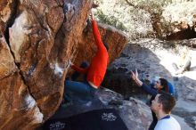 Bouldering in Hueco Tanks on 01/26/2019 with Blue Lizard Climbing and Yoga

Filename: SRM_20190126_1121270.jpg
Aperture: f/5.6
Shutter Speed: 1/250
Body: Canon EOS-1D Mark II
Lens: Canon EF 16-35mm f/2.8 L