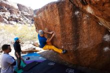 Bouldering in Hueco Tanks on 01/26/2019 with Blue Lizard Climbing and Yoga

Filename: SRM_20190126_1133270.jpg
Aperture: f/5.6
Shutter Speed: 1/250
Body: Canon EOS-1D Mark II
Lens: Canon EF 16-35mm f/2.8 L