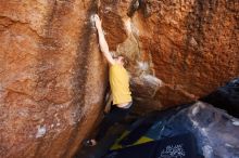 Bouldering in Hueco Tanks on 01/26/2019 with Blue Lizard Climbing and Yoga

Filename: SRM_20190126_1135050.jpg
Aperture: f/4.0
Shutter Speed: 1/250
Body: Canon EOS-1D Mark II
Lens: Canon EF 16-35mm f/2.8 L