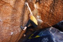 Bouldering in Hueco Tanks on 01/26/2019 with Blue Lizard Climbing and Yoga

Filename: SRM_20190126_1135070.jpg
Aperture: f/3.5
Shutter Speed: 1/250
Body: Canon EOS-1D Mark II
Lens: Canon EF 16-35mm f/2.8 L