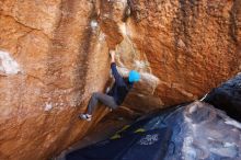 Bouldering in Hueco Tanks on 01/26/2019 with Blue Lizard Climbing and Yoga

Filename: SRM_20190126_1138530.jpg
Aperture: f/3.5
Shutter Speed: 1/250
Body: Canon EOS-1D Mark II
Lens: Canon EF 16-35mm f/2.8 L
