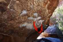 Bouldering in Hueco Tanks on 01/26/2019 with Blue Lizard Climbing and Yoga

Filename: SRM_20190126_1220570.jpg
Aperture: f/4.0
Shutter Speed: 1/250
Body: Canon EOS-1D Mark II
Lens: Canon EF 16-35mm f/2.8 L