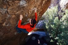 Bouldering in Hueco Tanks on 01/26/2019 with Blue Lizard Climbing and Yoga

Filename: SRM_20190126_1221170.jpg
Aperture: f/5.0
Shutter Speed: 1/250
Body: Canon EOS-1D Mark II
Lens: Canon EF 16-35mm f/2.8 L