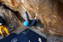 Bouldering in Hueco Tanks on 01/26/2019 with Blue Lizard Climbing and Yoga

Filename: SRM_20190126_1239260.jpg
Aperture: f/4.0
Shutter Speed: 1/200
Body: Canon EOS-1D Mark II
Lens: Canon EF 16-35mm f/2.8 L