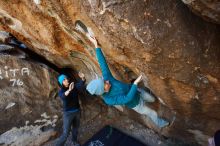 Bouldering in Hueco Tanks on 01/26/2019 with Blue Lizard Climbing and Yoga

Filename: SRM_20190126_1244580.jpg
Aperture: f/4.0
Shutter Speed: 1/250
Body: Canon EOS-1D Mark II
Lens: Canon EF 16-35mm f/2.8 L