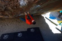 Bouldering in Hueco Tanks on 01/26/2019 with Blue Lizard Climbing and Yoga

Filename: SRM_20190126_1300280.jpg
Aperture: f/5.6
Shutter Speed: 1/250
Body: Canon EOS-1D Mark II
Lens: Canon EF 16-35mm f/2.8 L