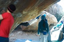 Bouldering in Hueco Tanks on 01/26/2019 with Blue Lizard Climbing and Yoga

Filename: SRM_20190126_1316380.jpg
Aperture: f/3.5
Shutter Speed: 1/250
Body: Canon EOS-1D Mark II
Lens: Canon EF 50mm f/1.8 II