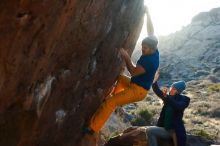 Bouldering in Hueco Tanks on 01/26/2019 with Blue Lizard Climbing and Yoga

Filename: SRM_20190126_1753350.jpg
Aperture: f/6.3
Shutter Speed: 1/250
Body: Canon EOS-1D Mark II
Lens: Canon EF 50mm f/1.8 II