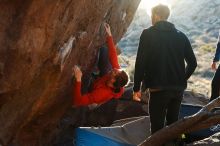 Bouldering in Hueco Tanks on 01/26/2019 with Blue Lizard Climbing and Yoga

Filename: SRM_20190126_1805060.jpg
Aperture: f/4.0
Shutter Speed: 1/250
Body: Canon EOS-1D Mark II
Lens: Canon EF 50mm f/1.8 II