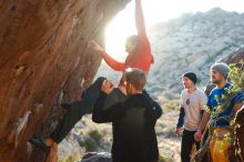Bouldering in Hueco Tanks on 01/26/2019 with Blue Lizard Climbing and Yoga

Filename: SRM_20190126_1805180.jpg
Aperture: f/4.0
Shutter Speed: 1/250
Body: Canon EOS-1D Mark II
Lens: Canon EF 50mm f/1.8 II