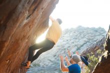 Bouldering in Hueco Tanks on 01/26/2019 with Blue Lizard Climbing and Yoga

Filename: SRM_20190126_1812420.jpg
Aperture: f/4.0
Shutter Speed: 1/250
Body: Canon EOS-1D Mark II
Lens: Canon EF 50mm f/1.8 II