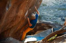 Bouldering in Hueco Tanks on 01/26/2019 with Blue Lizard Climbing and Yoga

Filename: SRM_20190126_1815030.jpg
Aperture: f/4.0
Shutter Speed: 1/250
Body: Canon EOS-1D Mark II
Lens: Canon EF 50mm f/1.8 II