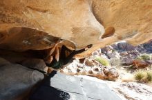 Bouldering in Hueco Tanks on 01/27/2019 with Blue Lizard Climbing and Yoga

Filename: SRM_20190127_1011040.jpg
Aperture: f/6.3
Shutter Speed: 1/250
Body: Canon EOS-1D Mark II
Lens: Canon EF 16-35mm f/2.8 L