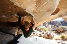 Bouldering in Hueco Tanks on 01/27/2019 with Blue Lizard Climbing and Yoga

Filename: SRM_20190127_1011130.jpg
Aperture: f/6.3
Shutter Speed: 1/250
Body: Canon EOS-1D Mark II
Lens: Canon EF 16-35mm f/2.8 L