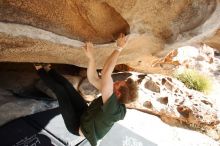 Bouldering in Hueco Tanks on 01/27/2019 with Blue Lizard Climbing and Yoga

Filename: SRM_20190127_1029310.jpg
Aperture: f/7.1
Shutter Speed: 1/250
Body: Canon EOS-1D Mark II
Lens: Canon EF 16-35mm f/2.8 L