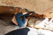Bouldering in Hueco Tanks on 01/27/2019 with Blue Lizard Climbing and Yoga

Filename: SRM_20190127_1045070.jpg
Aperture: f/5.6
Shutter Speed: 1/250
Body: Canon EOS-1D Mark II
Lens: Canon EF 16-35mm f/2.8 L
