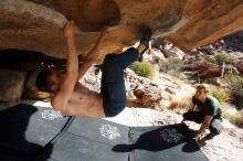 Bouldering in Hueco Tanks on 01/27/2019 with Blue Lizard Climbing and Yoga

Filename: SRM_20190127_1045240.jpg
Aperture: f/10.0
Shutter Speed: 1/250
Body: Canon EOS-1D Mark II
Lens: Canon EF 16-35mm f/2.8 L