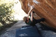 Bouldering in Hueco Tanks on 01/27/2019 with Blue Lizard Climbing and Yoga

Filename: SRM_20190127_1155060.jpg
Aperture: f/3.2
Shutter Speed: 1/400
Body: Canon EOS-1D Mark II
Lens: Canon EF 50mm f/1.8 II