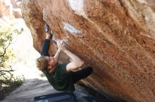 Bouldering in Hueco Tanks on 01/27/2019 with Blue Lizard Climbing and Yoga

Filename: SRM_20190127_1155160.jpg
Aperture: f/3.2
Shutter Speed: 1/400
Body: Canon EOS-1D Mark II
Lens: Canon EF 50mm f/1.8 II