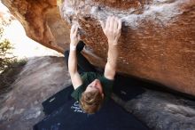 Bouldering in Hueco Tanks on 01/27/2019 with Blue Lizard Climbing and Yoga

Filename: SRM_20190127_1313101.jpg
Aperture: f/4.0
Shutter Speed: 1/320
Body: Canon EOS-1D Mark II
Lens: Canon EF 16-35mm f/2.8 L