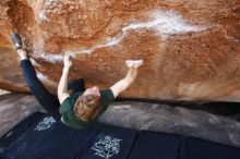 Bouldering in Hueco Tanks on 01/27/2019 with Blue Lizard Climbing and Yoga

Filename: SRM_20190127_1313240.jpg
Aperture: f/4.0
Shutter Speed: 1/320
Body: Canon EOS-1D Mark II
Lens: Canon EF 16-35mm f/2.8 L