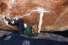 Bouldering in Hueco Tanks on 01/27/2019 with Blue Lizard Climbing and Yoga

Filename: SRM_20190127_1313290.jpg
Aperture: f/4.0
Shutter Speed: 1/250
Body: Canon EOS-1D Mark II
Lens: Canon EF 16-35mm f/2.8 L
