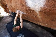 Bouldering in Hueco Tanks on 01/27/2019 with Blue Lizard Climbing and Yoga

Filename: SRM_20190127_1313330.jpg
Aperture: f/4.0
Shutter Speed: 1/400
Body: Canon EOS-1D Mark II
Lens: Canon EF 16-35mm f/2.8 L