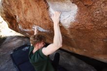 Bouldering in Hueco Tanks on 01/27/2019 with Blue Lizard Climbing and Yoga

Filename: SRM_20190127_1313350.jpg
Aperture: f/4.0
Shutter Speed: 1/500
Body: Canon EOS-1D Mark II
Lens: Canon EF 16-35mm f/2.8 L