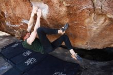 Bouldering in Hueco Tanks on 01/27/2019 with Blue Lizard Climbing and Yoga

Filename: SRM_20190127_1313410.jpg
Aperture: f/4.0
Shutter Speed: 1/400
Body: Canon EOS-1D Mark II
Lens: Canon EF 16-35mm f/2.8 L