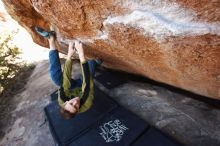 Bouldering in Hueco Tanks on 01/27/2019 with Blue Lizard Climbing and Yoga

Filename: SRM_20190127_1325220.jpg
Aperture: f/4.0
Shutter Speed: 1/320
Body: Canon EOS-1D Mark II
Lens: Canon EF 16-35mm f/2.8 L