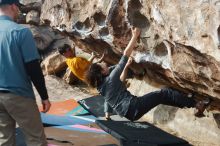 Bouldering in Hueco Tanks on 02/03/2019 with Blue Lizard Climbing and Yoga

Filename: SRM_20190203_1100390.jpg
Aperture: f/2.8
Shutter Speed: 1/2000
Body: Canon EOS-1D Mark II
Lens: Canon EF 50mm f/1.8 II