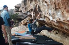 Bouldering in Hueco Tanks on 02/03/2019 with Blue Lizard Climbing and Yoga

Filename: SRM_20190203_1102100.jpg
Aperture: f/2.8
Shutter Speed: 1/1250
Body: Canon EOS-1D Mark II
Lens: Canon EF 50mm f/1.8 II