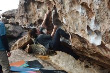 Bouldering in Hueco Tanks on 02/03/2019 with Blue Lizard Climbing and Yoga

Filename: SRM_20190203_1102280.jpg
Aperture: f/4.0
Shutter Speed: 1/800
Body: Canon EOS-1D Mark II
Lens: Canon EF 50mm f/1.8 II