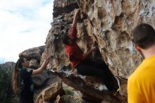 Bouldering in Hueco Tanks on 02/03/2019 with Blue Lizard Climbing and Yoga

Filename: SRM_20190203_1104410.jpg
Aperture: f/4.0
Shutter Speed: 1/1250
Body: Canon EOS-1D Mark II
Lens: Canon EF 50mm f/1.8 II