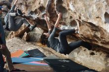 Bouldering in Hueco Tanks on 02/03/2019 with Blue Lizard Climbing and Yoga

Filename: SRM_20190203_1106420.jpg
Aperture: f/4.0
Shutter Speed: 1/800
Body: Canon EOS-1D Mark II
Lens: Canon EF 50mm f/1.8 II