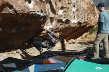 Bouldering in Hueco Tanks on 02/03/2019 with Blue Lizard Climbing and Yoga

Filename: SRM_20190203_1112040.jpg
Aperture: f/4.0
Shutter Speed: 1/800
Body: Canon EOS-1D Mark II
Lens: Canon EF 50mm f/1.8 II