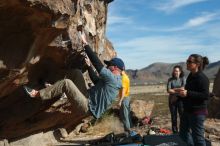 Bouldering in Hueco Tanks on 02/03/2019 with Blue Lizard Climbing and Yoga

Filename: SRM_20190203_1114190.jpg
Aperture: f/4.0
Shutter Speed: 1/800
Body: Canon EOS-1D Mark II
Lens: Canon EF 50mm f/1.8 II