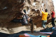 Bouldering in Hueco Tanks on 02/03/2019 with Blue Lizard Climbing and Yoga

Filename: SRM_20190203_1117200.jpg
Aperture: f/4.0
Shutter Speed: 1/400
Body: Canon EOS-1D Mark II
Lens: Canon EF 50mm f/1.8 II