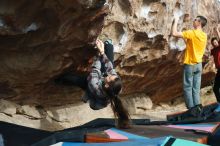 Bouldering in Hueco Tanks on 02/03/2019 with Blue Lizard Climbing and Yoga

Filename: SRM_20190203_1117250.jpg
Aperture: f/4.0
Shutter Speed: 1/400
Body: Canon EOS-1D Mark II
Lens: Canon EF 50mm f/1.8 II