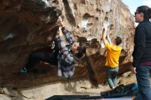 Bouldering in Hueco Tanks on 02/03/2019 with Blue Lizard Climbing and Yoga

Filename: SRM_20190203_1117340.jpg
Aperture: f/4.0
Shutter Speed: 1/400
Body: Canon EOS-1D Mark II
Lens: Canon EF 50mm f/1.8 II