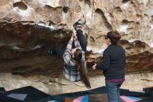 Bouldering in Hueco Tanks on 02/03/2019 with Blue Lizard Climbing and Yoga

Filename: SRM_20190203_1117490.jpg
Aperture: f/4.0
Shutter Speed: 1/400
Body: Canon EOS-1D Mark II
Lens: Canon EF 50mm f/1.8 II